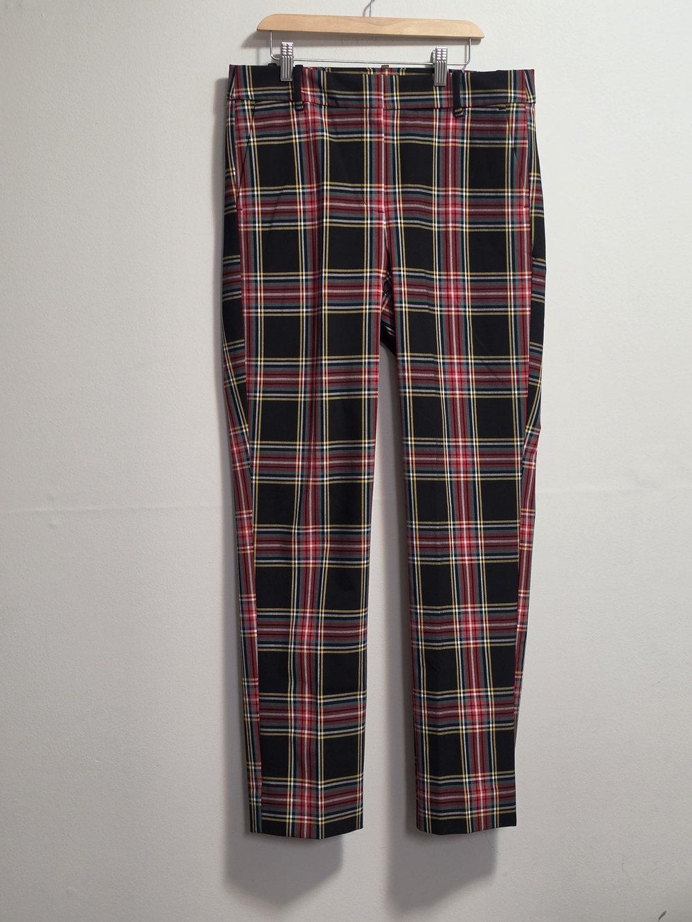 J Crew Ruby Tailored Pants In Stewart Tartan Plaid